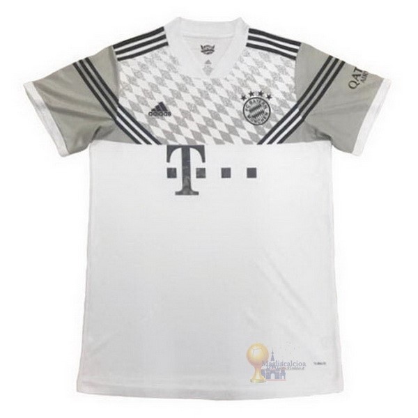 Calcio Maglie Thailandia Away Maglia Bayern München 2020 2021 Bianco